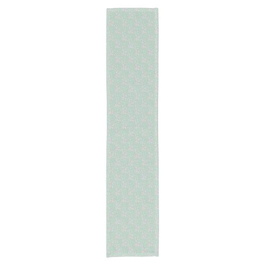 FS-Style 1-SEAFOAM-WHITE-TABLE-RUNNER 14x72in Kurzer Tischläufer (Vorderseite)