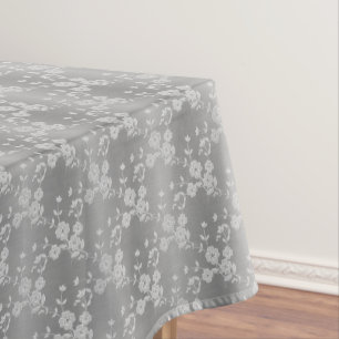 FS Style 1-Silver-White D-52x70 BAUMWOLLE Tischdecke