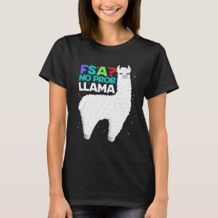 FSA-Test Keine Probleme Llama-Lehrer-Prüfungstest T-Shirt