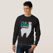 FSA Test No Prob Llama Lehrer Test Sweatshirt (Vorne ganz)