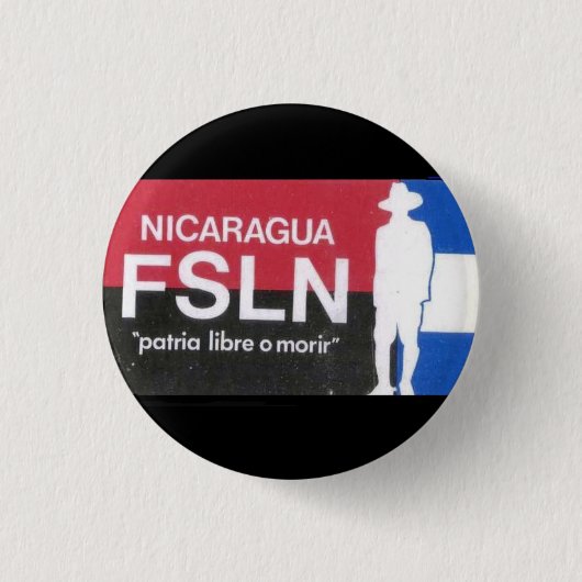FSLN Nicaragua Libre Button (Vorderseite)