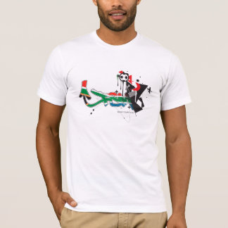 FSM-Weltmeisterschaft 2010 - Südafrika-Flagge T-Shirt