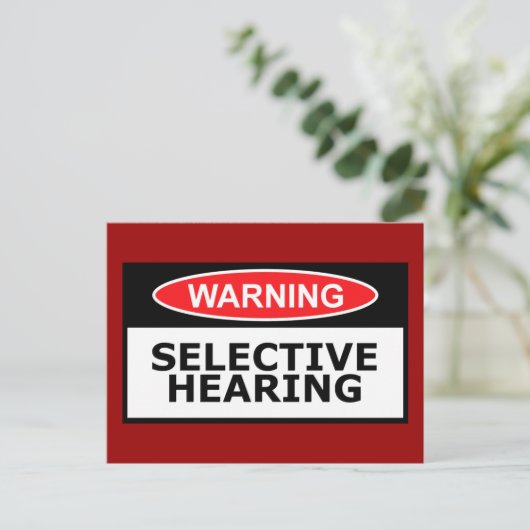 Fsonnige Anhörung Postkarte (Stehend Vorderseite)