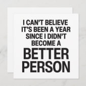 Fsonniges neues Jahr Feiertagskarte (Vorne/Hinten)