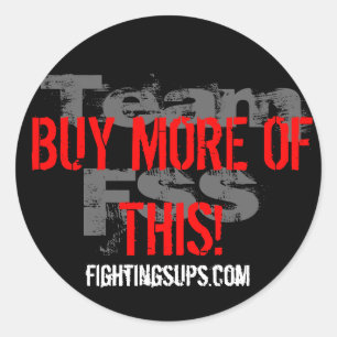 FSS kaufen mehr Erinnerungs-Aufkleber Runder Aufkleber