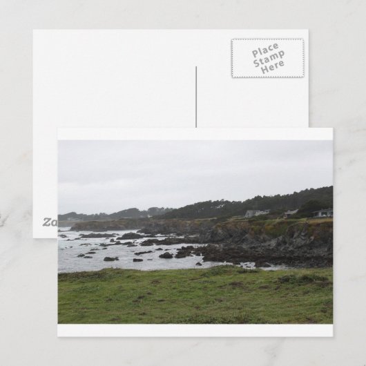 Ft. Bragg, CA Postkarte (Vorne/Hinten)