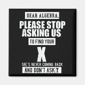 Ft-Designs Liebe Algebra - Funny Mathematical Slog Magnet (Vorne)