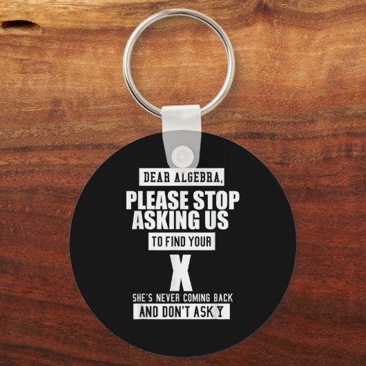 Ft-Designs Liebe Algebra - Funny Mathematical Slog Schlüsselanhänger (Vorderseite)