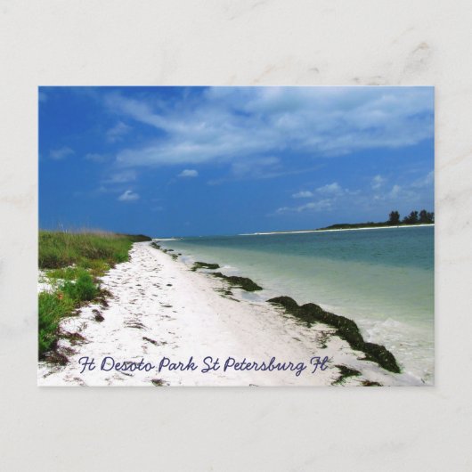 Ft Desoto St Petersburg Fl Postkarte (Vorderseite)