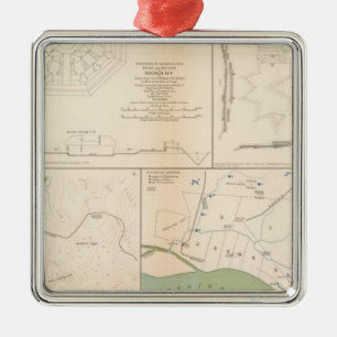 Ft Donelson, Memphis, Nashville Ornament Aus Metall