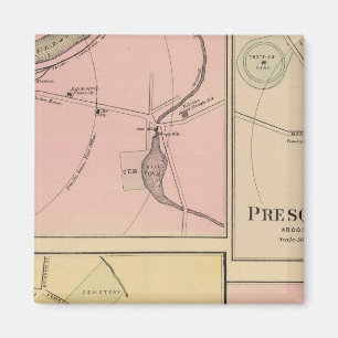 Ft Fairfield, Presque Isle, Karibik-Karte Magnet