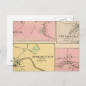 Ft Fairfield, Presque Isle, Karibik Postkarte (Vorne/Hinten)