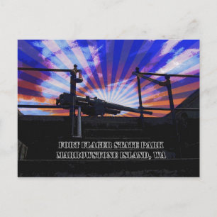 Ft Flagler Staat Park Postkarte