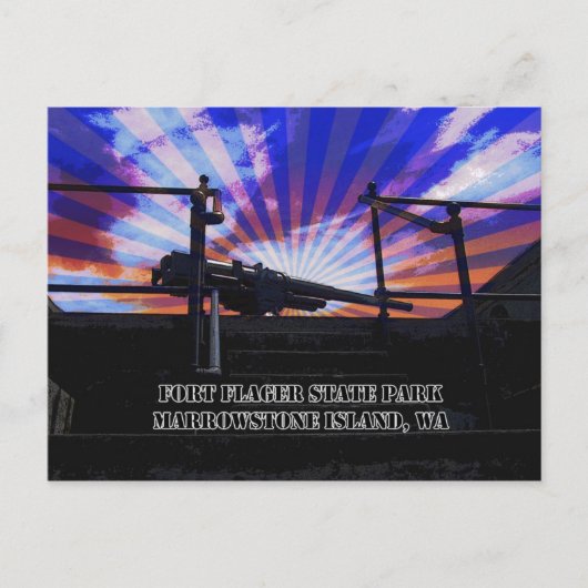 Ft Flagler Staat Park Postkarte (Vorderseite)