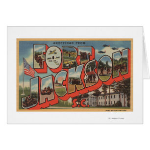 Ft. Jackson, South Carolina - Großbuchstaben