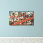 Ft. Jackson, South Carolina - Großbuchstaben Leinwanddruck (Insitu (Holzboden))