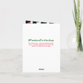 FT-Karte Feiertagskarte (Rückseite)