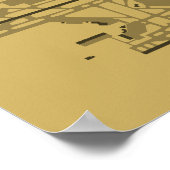 Ft. Lauderdale Airport (FLL) Diagramm Poster (Ecke)