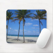 Ft Lauderdale Beach Florida Palmen und Ozean Mousepad (Mit Mouse)