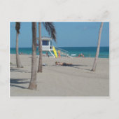 Ft Lauderdale Beach Lifeguard Postkarte (Vorderseite)