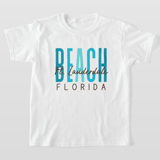 Ft Lauderdale Beach (Ozean) T-Shirt (Ablage )