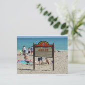 Ft Lauderdale Beach Postkarte (Stehend Vorderseite)