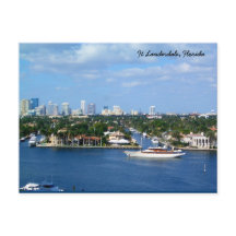 Ft Lauderdale Binnenwasserstraße & Skyline