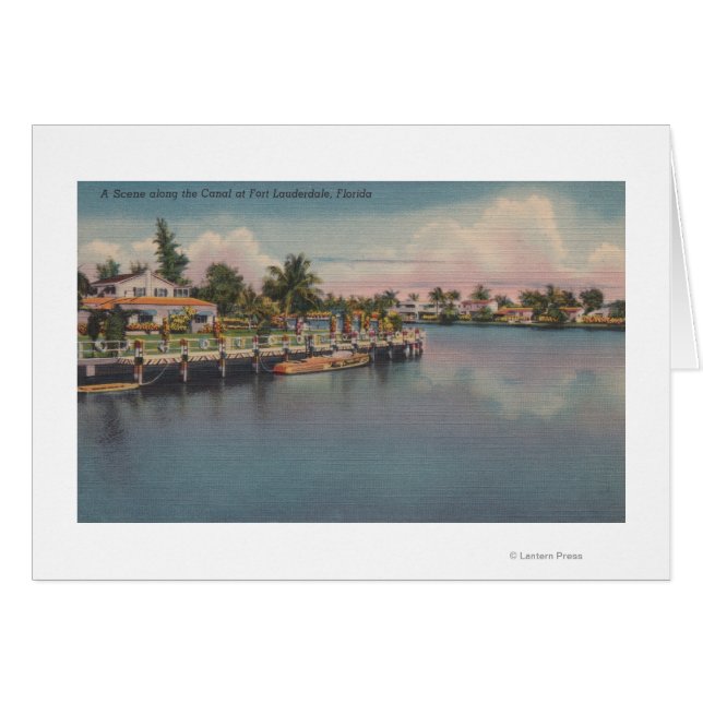 Ft. Lauderdale, Florida - Kanale Szene (Vorderseite (Horizontal))