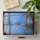 Ft Lauderdale Florida Sand Beach & Palm Trees Seidenpapier (Geschenk)