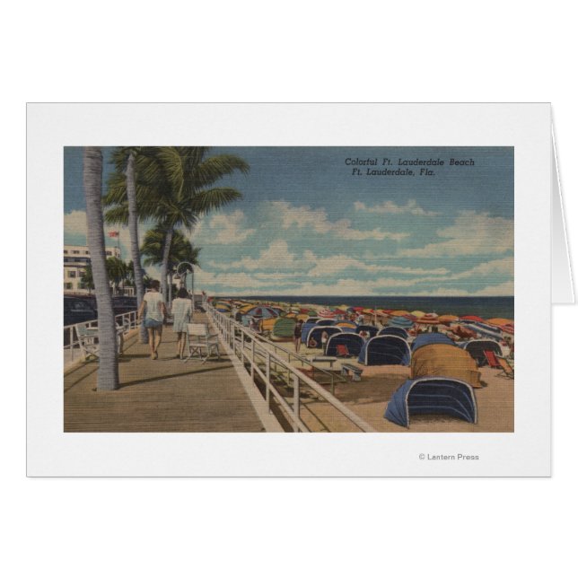 Ft. Lauderdale, Florida - Sicht auf Ft. L. (Vorderseite (Horizontal))