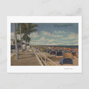 Ft. Lauderdale, Florida - Sicht auf Ft. L. Postkarte