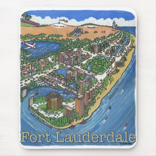 Ft Lauderdale Mousepad (Vorne)