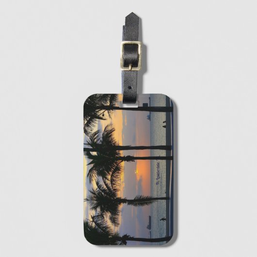 Ft. Lauderdale Sunrise Gepäckanhänger (Vorderseite Vertikal)