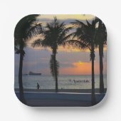 Ft. Lauderdale Sunrise Pappteller (Vorderseite)
