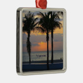 Ft. Lauderdale Sunrise Silbernes Ornament (Rechts)