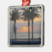 Ft. Lauderdale Sunrise Silbernes Ornament (Links)