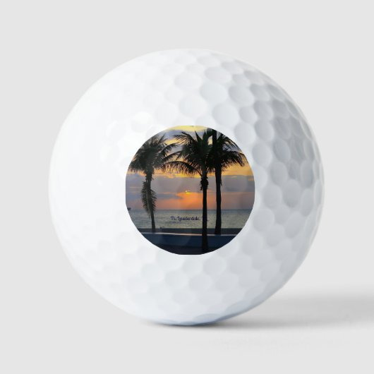 Ft. Lauderdale Sunset Golfball (Vorderseite)