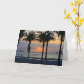 Ft. Lauderdale Sunset Karte (Gelbe Blume)