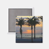Ft. Lauderdale Sunset Magnet (Vorderseite/Rückseite)