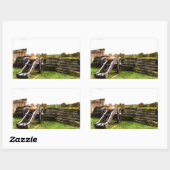 Ft. Ligonier. Sammlung Rechteckiger Aufkleber (Blatt)