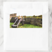 Ft. Ligonier. Sammlung Rechteckiger Aufkleber (Tasche)