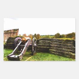 Ft. Ligonier. Sammlung Rechteckiger Aufkleber