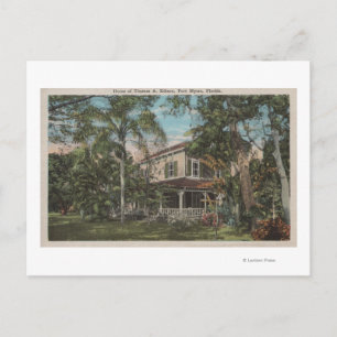 Ft. Myers, Florida - Ansicht von Thomas Edison Hou Postkarte