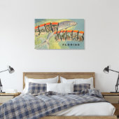 Ft. Myers, Florida - Große Buchstabenszenen Leinwanddruck (Insitu (Schlafzimmer))