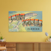 Ft. Myers, Florida - Große Buchstabenszenen Leinwanddruck (Insitu (Wohnzimmer))