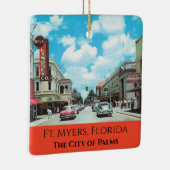 Ft. Myers Florida Keramikornament (Rechts)
