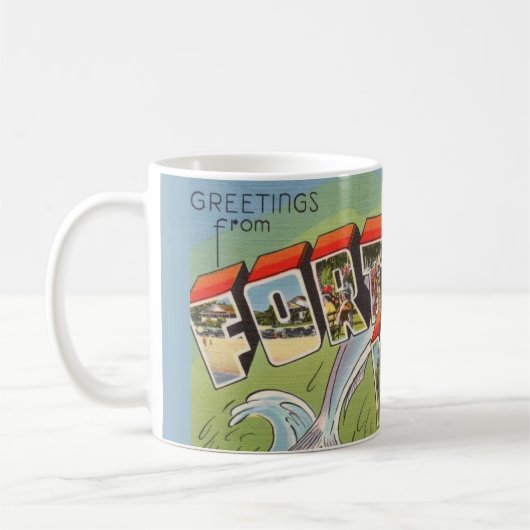 Ft. Myers Gruß Kaffeetasse (Links)