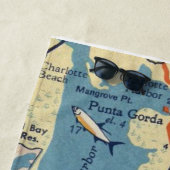 Ft Myers Map Beach Handtuch (Beispiel)