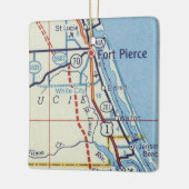 Ft. Pierce und Stuart Florida Keramikornament (Links)