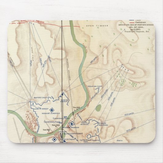 Ft Rosecrans, Tenn Mousepad (Vorne)